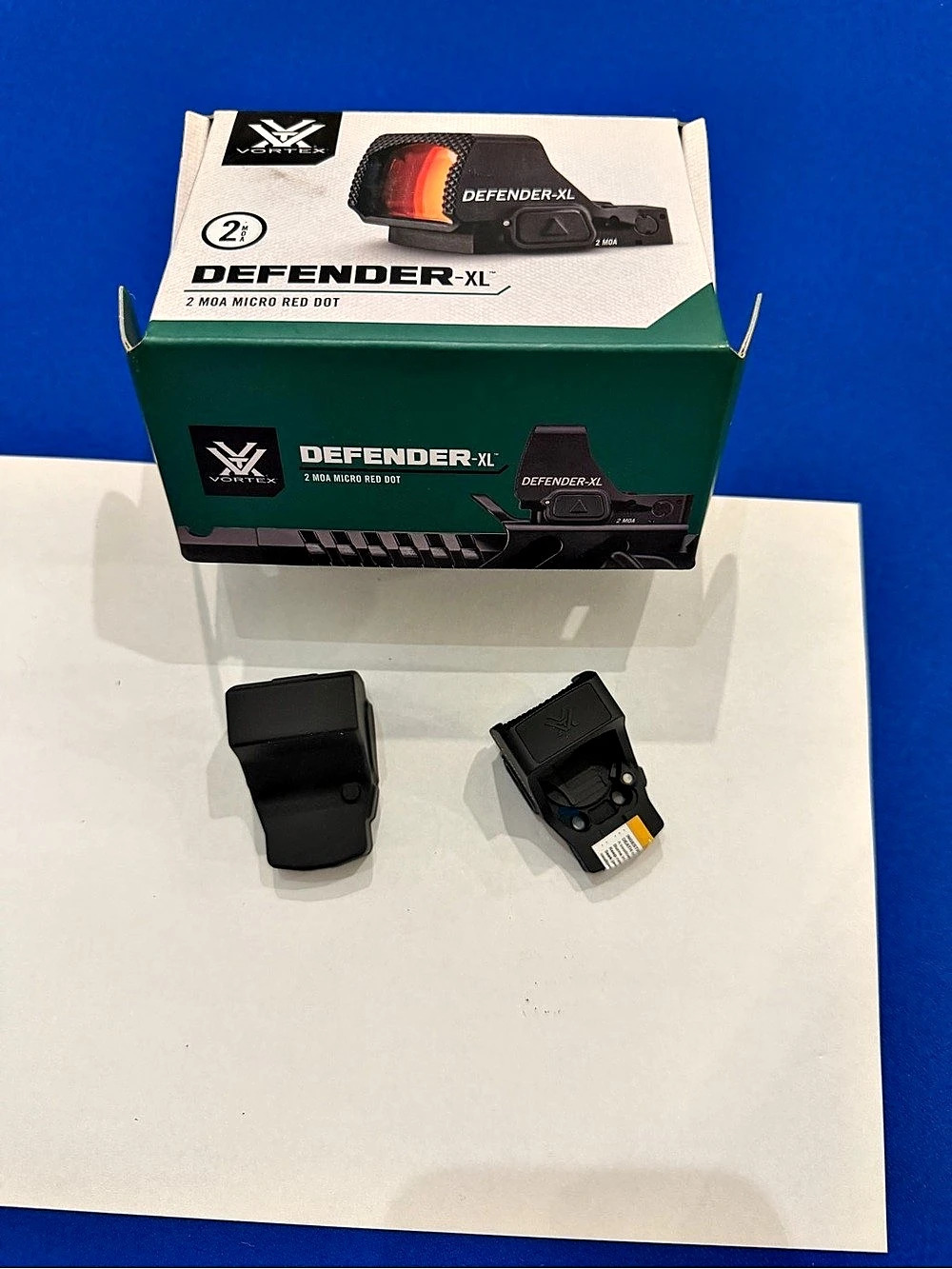 Vortex Defender-XL Micro Red Dot 2 MOA Black